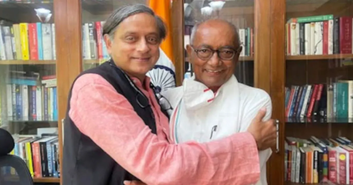 Tharoor Backs Call for Congress Discipline Amid Row Over Digvijaya Singh’s RSS Remarks