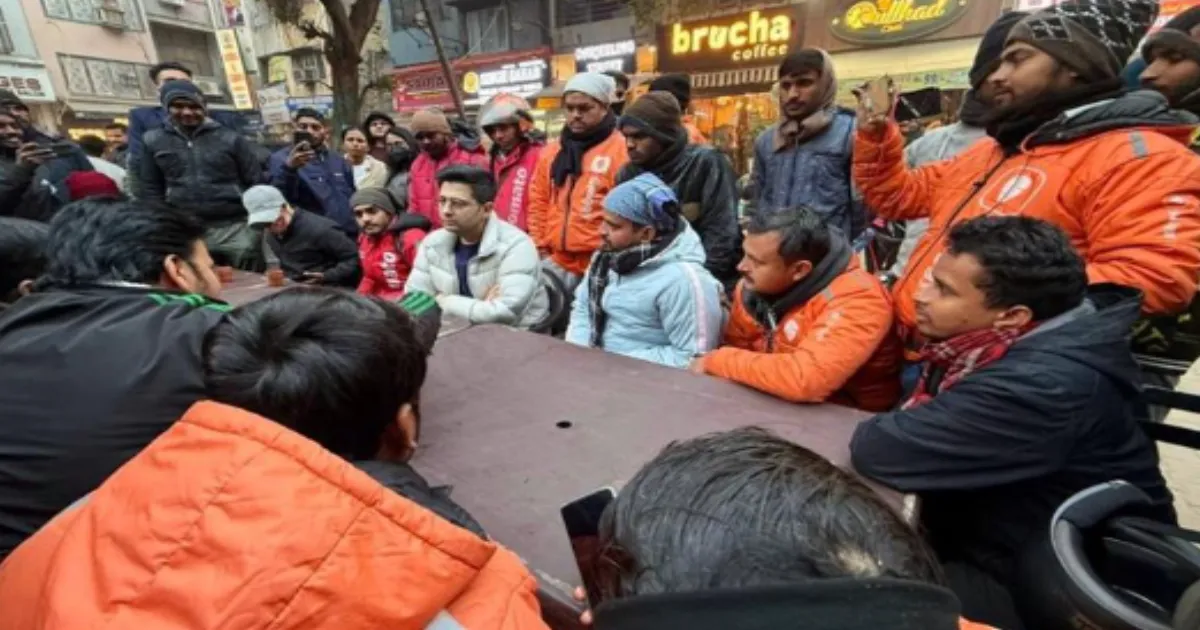 Raghav Chadha Criticizes Gig Platforms for “Disposable Worker” Practices