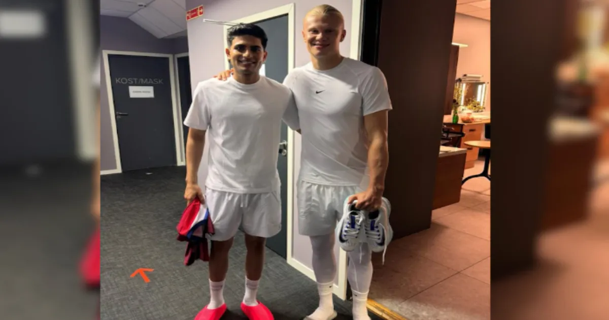 Shubman Gill Meets Erling Haaland, Receives Special Gift