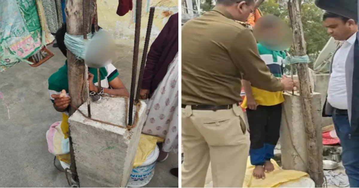 Nagpur Parents Booked After Chaining 12-Year-Old Son For Stealing Phones