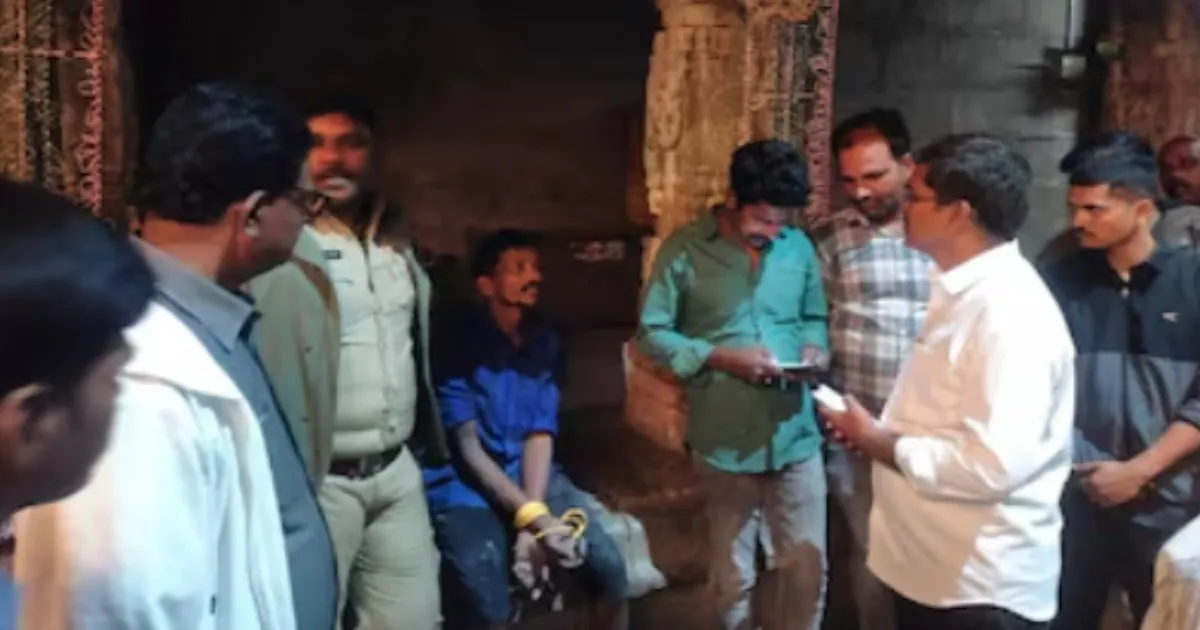 Drunk Man Climbs Tirupati Temple Tower, Rescued After 3-Hour Operation