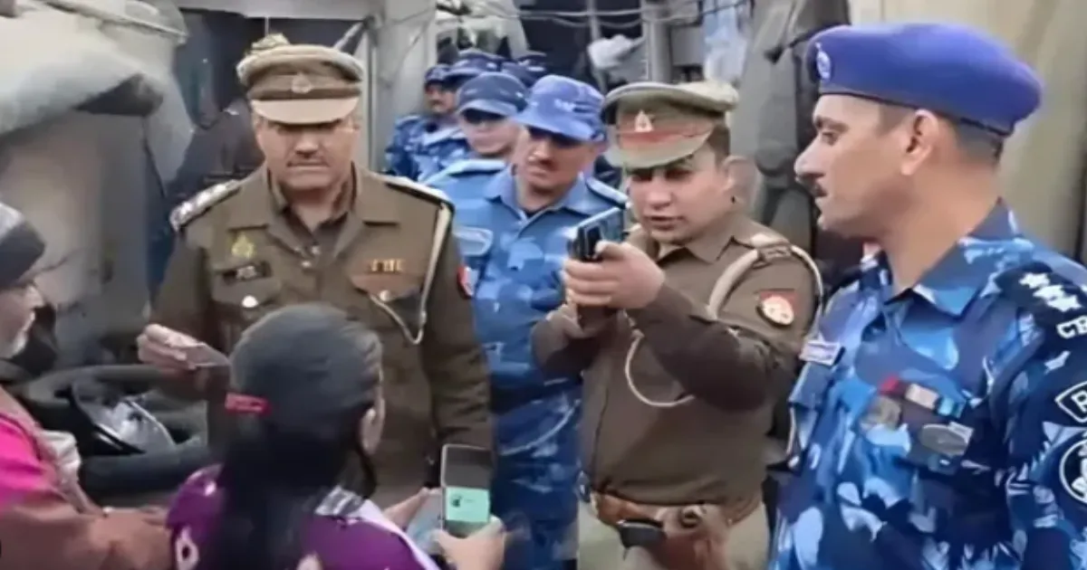Police Inquiry Ordered After SHO Uses Mobile Phone to Intimidate Residents in Ghaziabad Slum