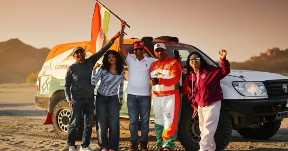 Sanjay Takale Clinches H3 Class Victory, Becomes First Indian on Dakar Rally Cars Podium
