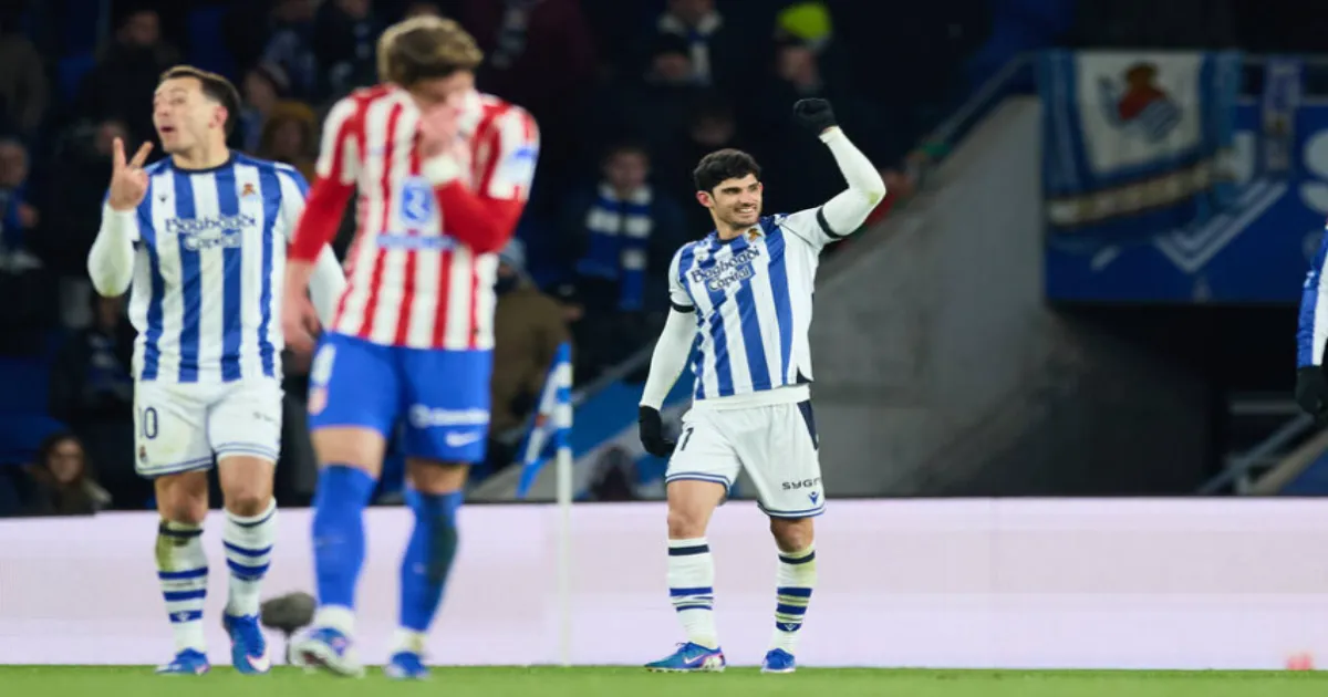 Atletico Madrid Title Hopes Dented as Real Sociedad Hold Simeone’s Side