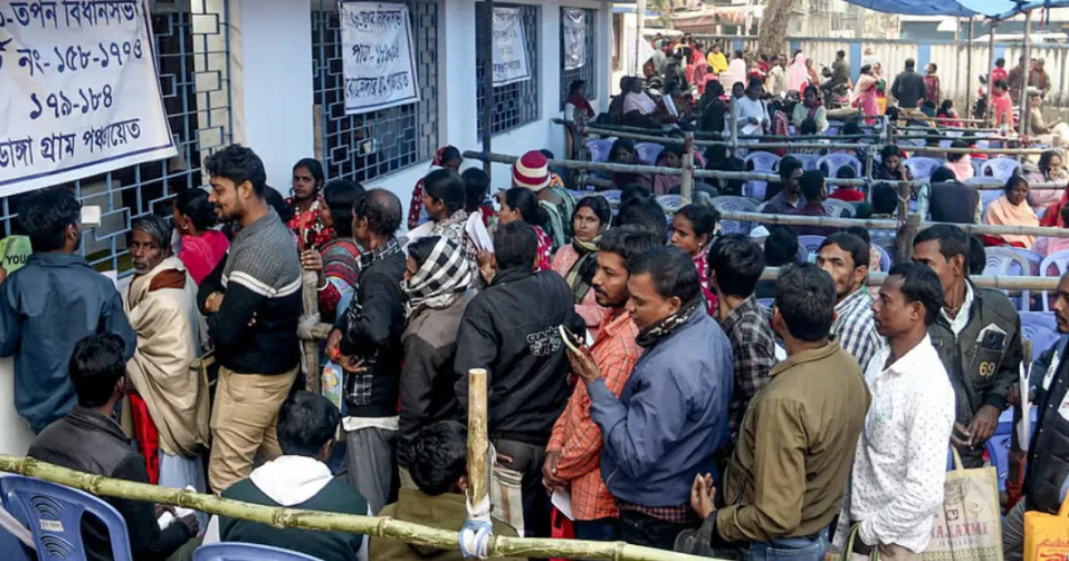 Elderly, Disabled Struggle Through Electoral Roll Hearings in West Bengal; Draws Criticism