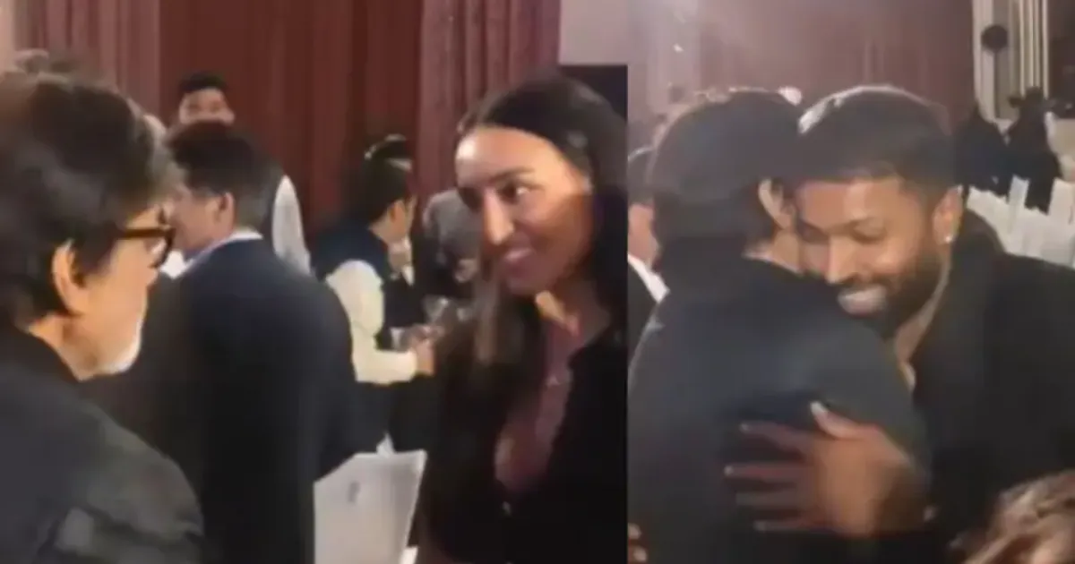 Amitabh Bachchan Meets Mahieka Sharma, Hardik Pandya’s Girlfriend, at Mumbai Event