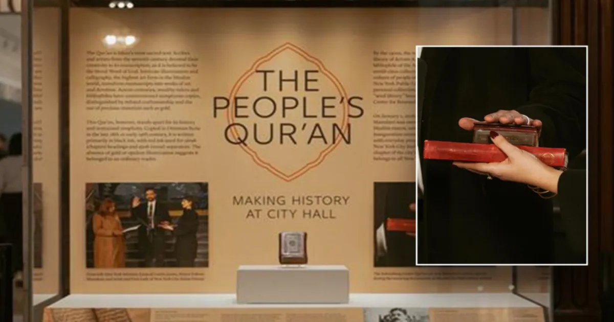 Mayor Zohran Mamdani’s Swearing-In Quran to Remain on Public Display at NYPL