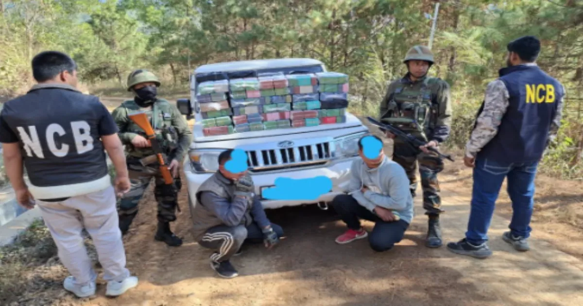 NCB Seizes 7.3 Kg Heroin Hidden in 638 Soap Cases Near India-Myanmar Border