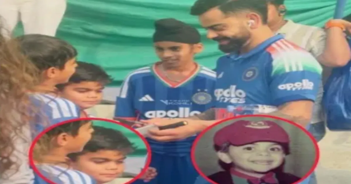 Mini Kohli Steals The Show as Virat Meets His Lookalike Ahead of NZ Series