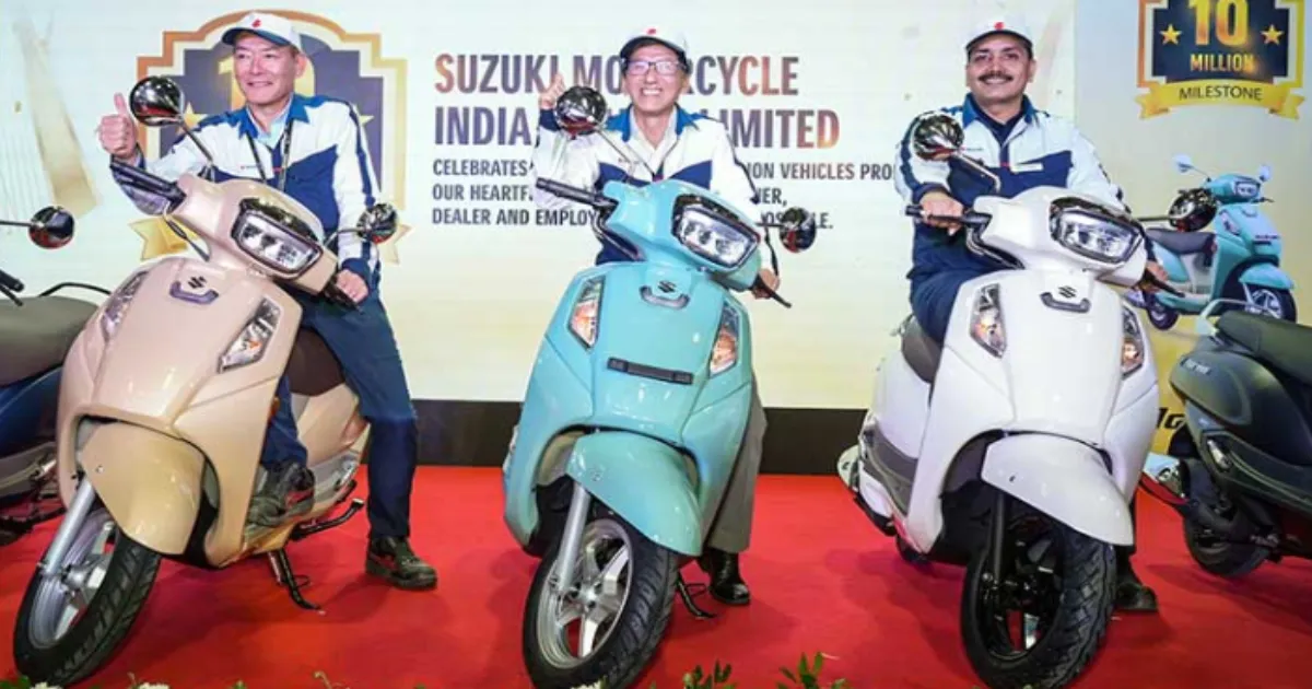 Suzuki Motorcycle India Completes 10 Million Units In 20 Years, Opens e-Access Bookings