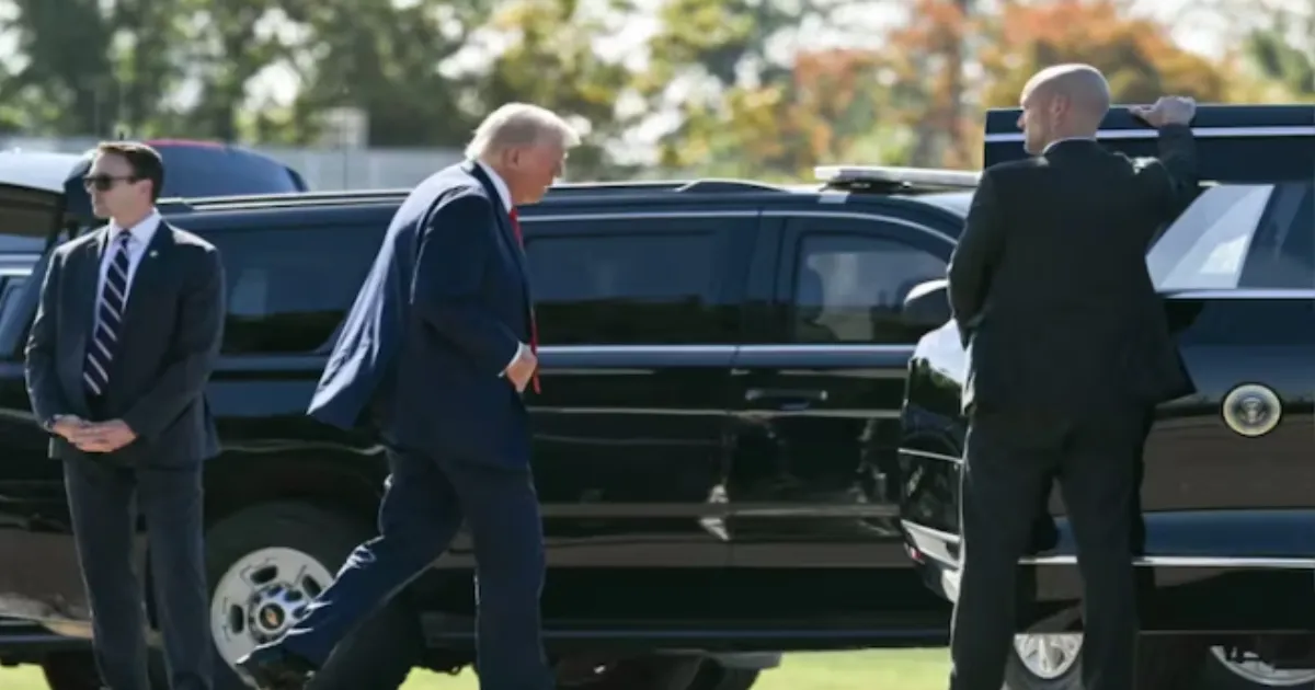 Trump’s Motorcade Takes Alternate Route After Suspicious Object Found at Airport
