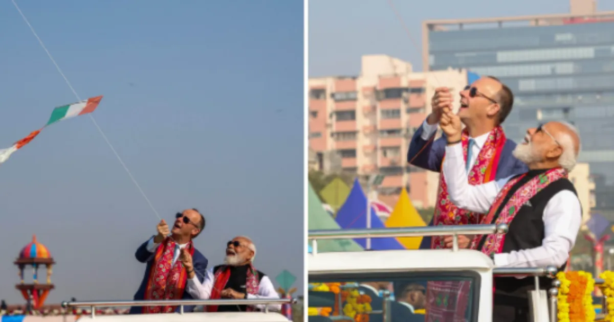 PM Modi and Chancellor Merz Participate in Ahmedabad’s International Kite Festival