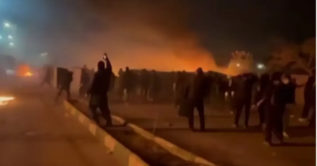 Iran Protest Crackdown Leaves Burned Streets And Smashed ATMs, Witnesses Say