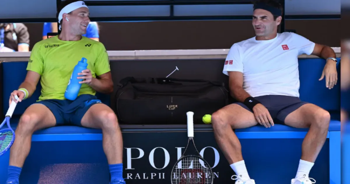 Roger Federer Hits Rod Laver Courts Again: Practice with Casper Ruud for AO Exhibition