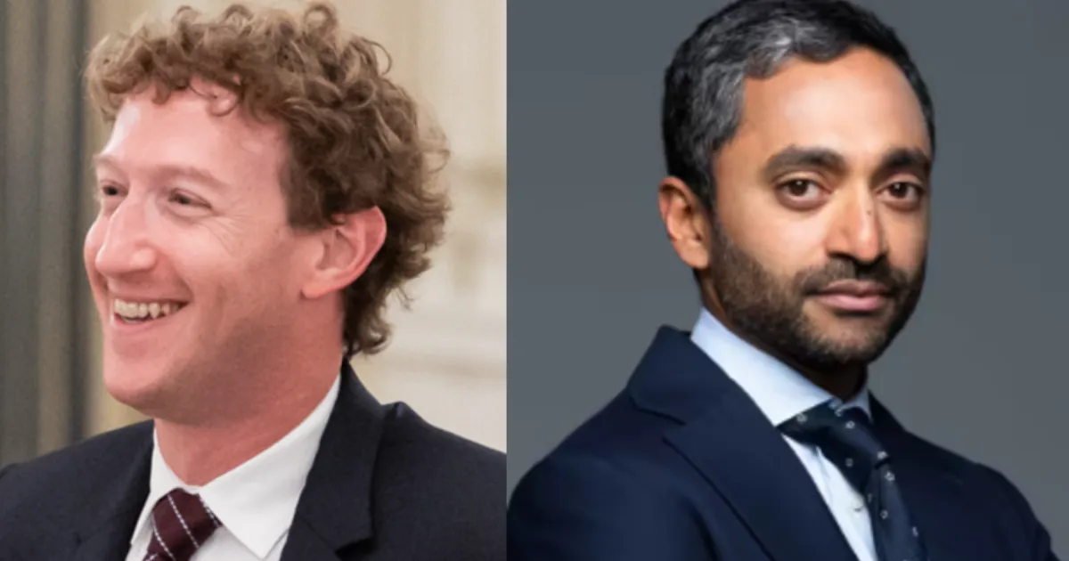 Chamath Palihapitiya Warns: Zuckerberg's Exit Crushes California's Billionaire Wealth Tax Base