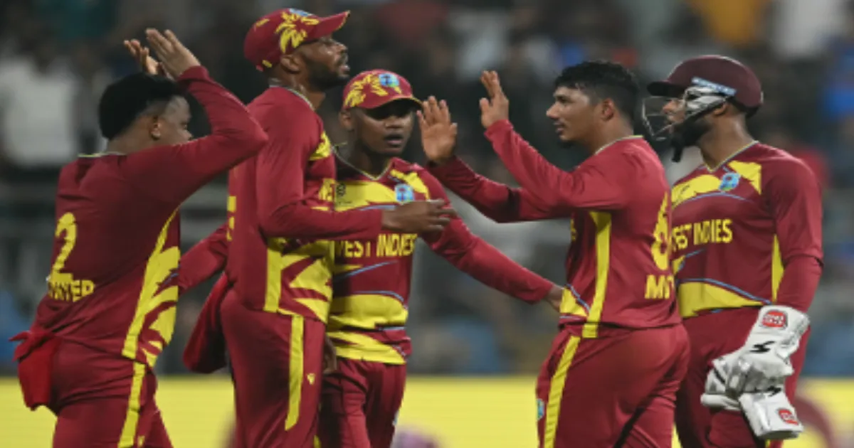 T20 WC 2026: Rutherford 76* and Motie 3/32 Seal 30-Run Win Over England
