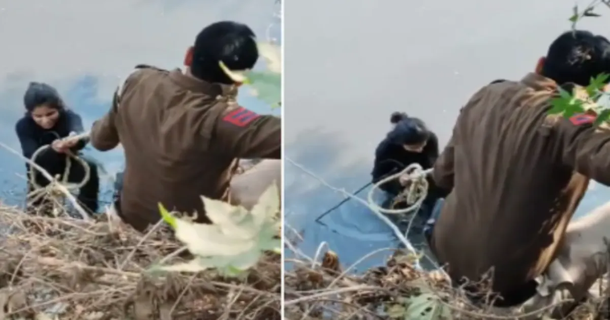 Delhi Police Pull 22-Year-Old Out of Najafgarh Drain After Reel Mishap