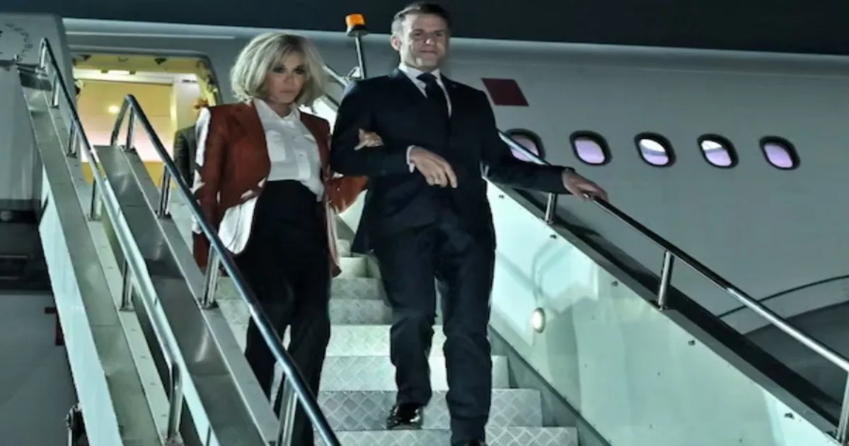 Macron Arrives in Mumbai For Rafale Deal Talks and AI Impact Summit