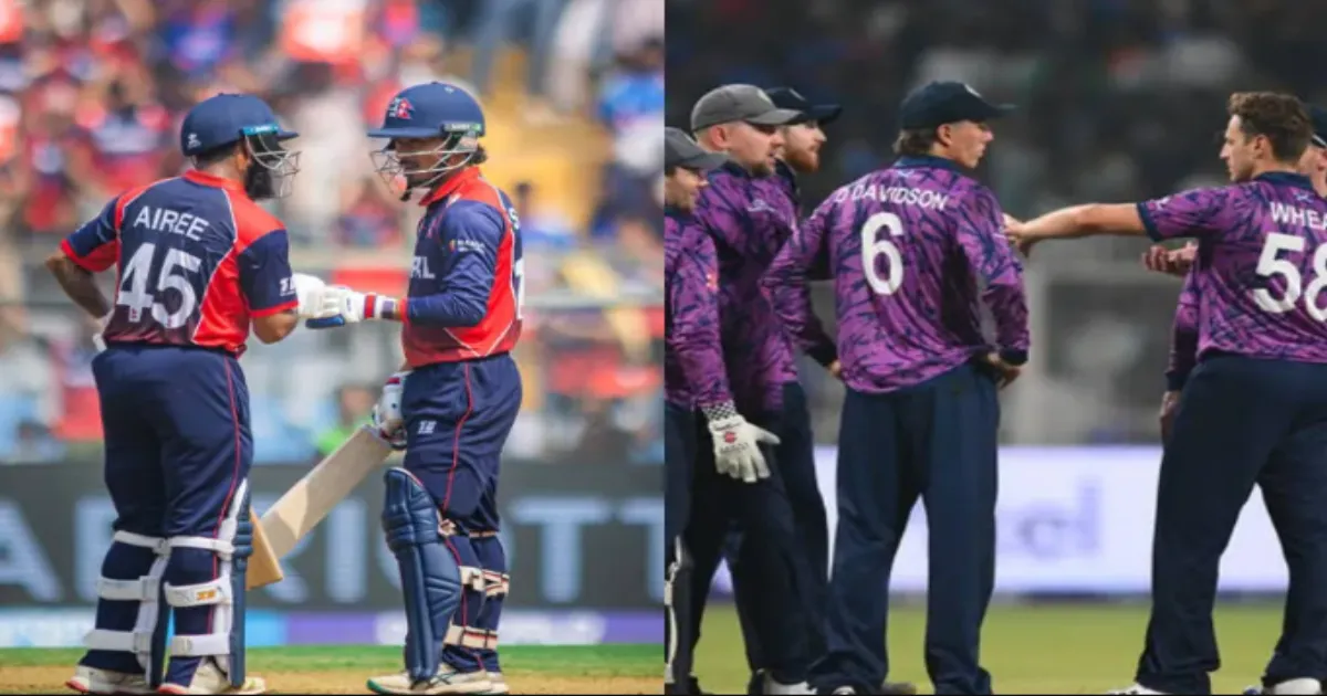 T20 World Cup 2026: Nepal vs Scotland T20 World Cup Match Live Today at Wankhede