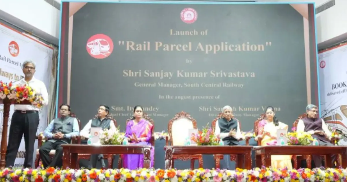 South Central Railway Digitises Parcel Services With New App Covering Seven Major Cities