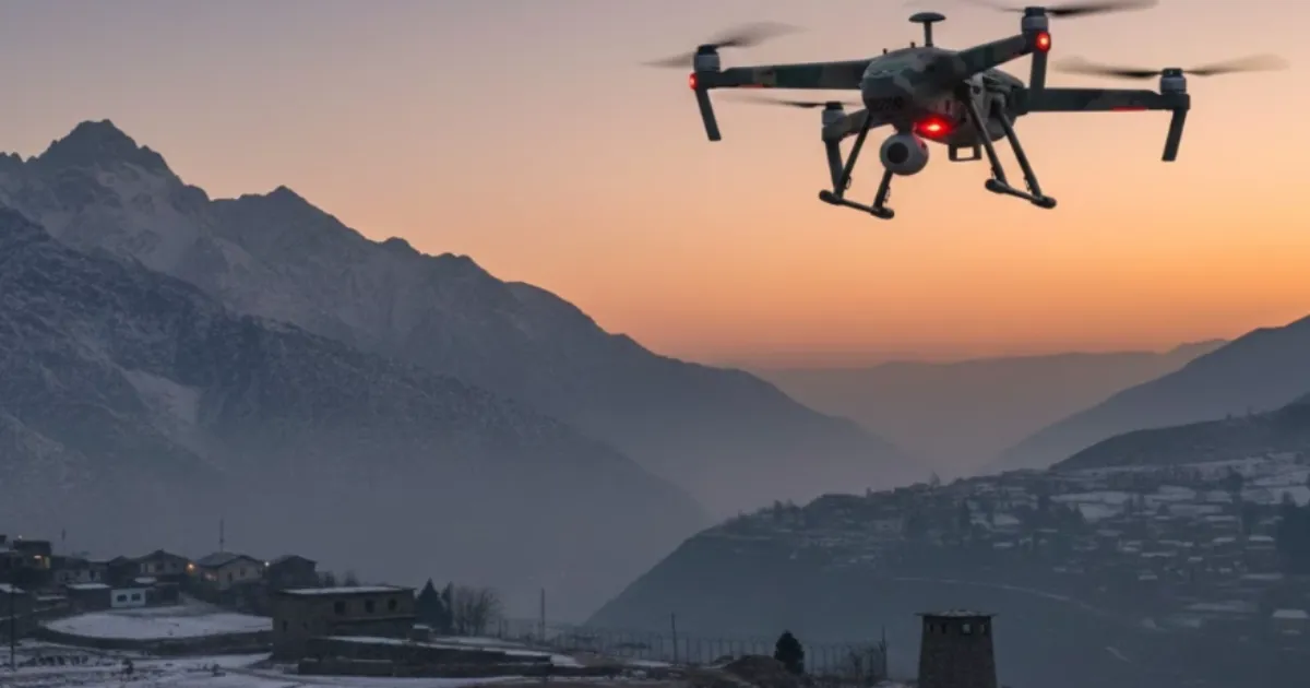 #BreakingNews: Pakistani Drone Spotted in Poonch, J&K; Army Fires 12 Rounds