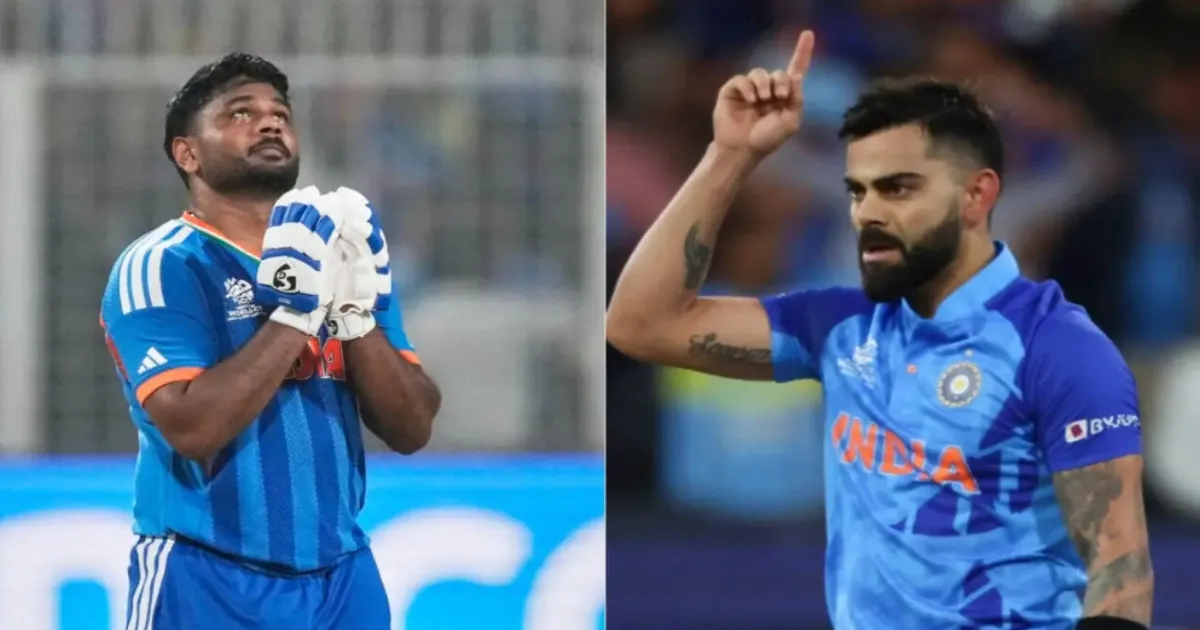 Samson Breaks Virat Kohli's Long-Standing T20 World Cup Run Chase Record