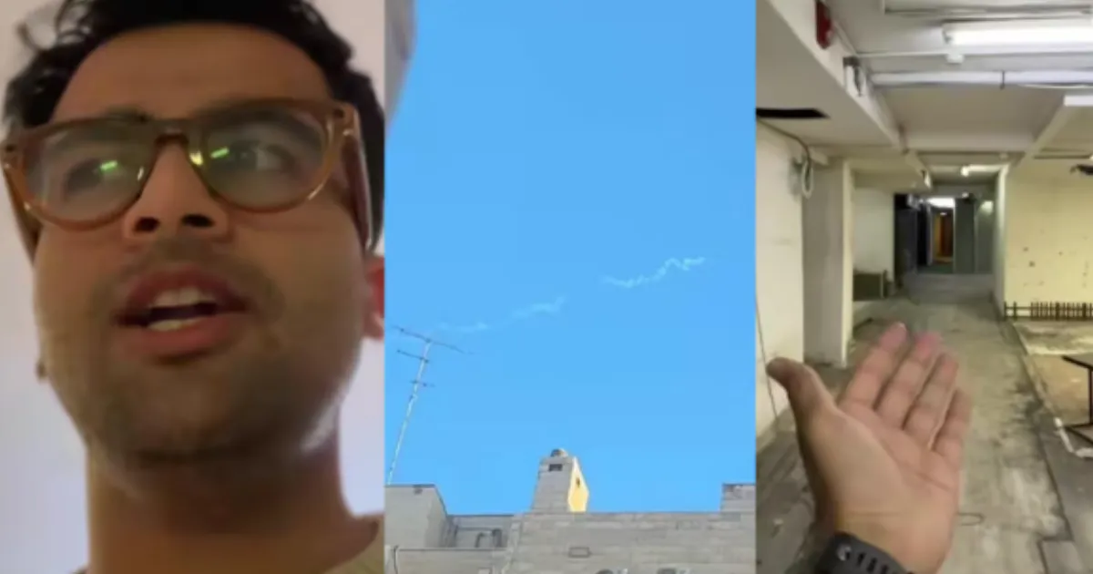 Indian Travel Influencer Soumil Agarwal Documents Daily Shelter Runs Amid Iran-Israel War