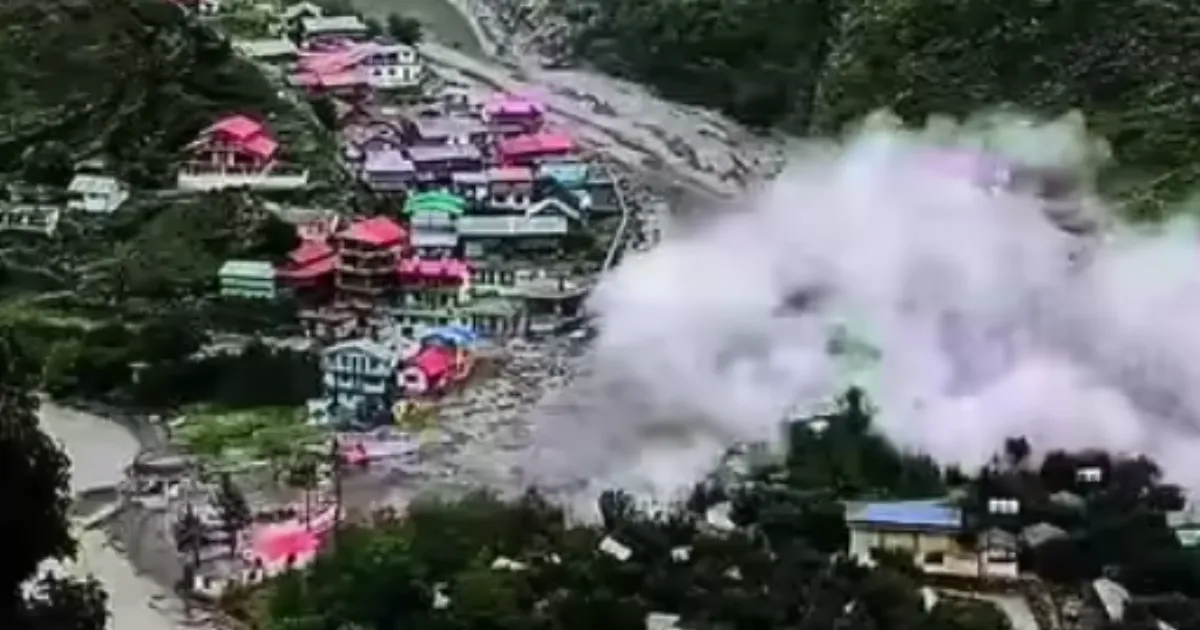 ISRO Overturns Cloudburst Theory: Exposed Ice Patch Above 5,200 Metres Destroyed Dharali