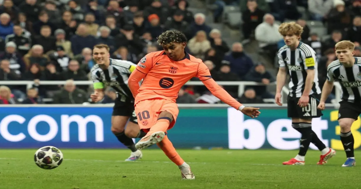 Yamal's Last-Gasp Penalty Denies Newcastle a Famous Champions League Win