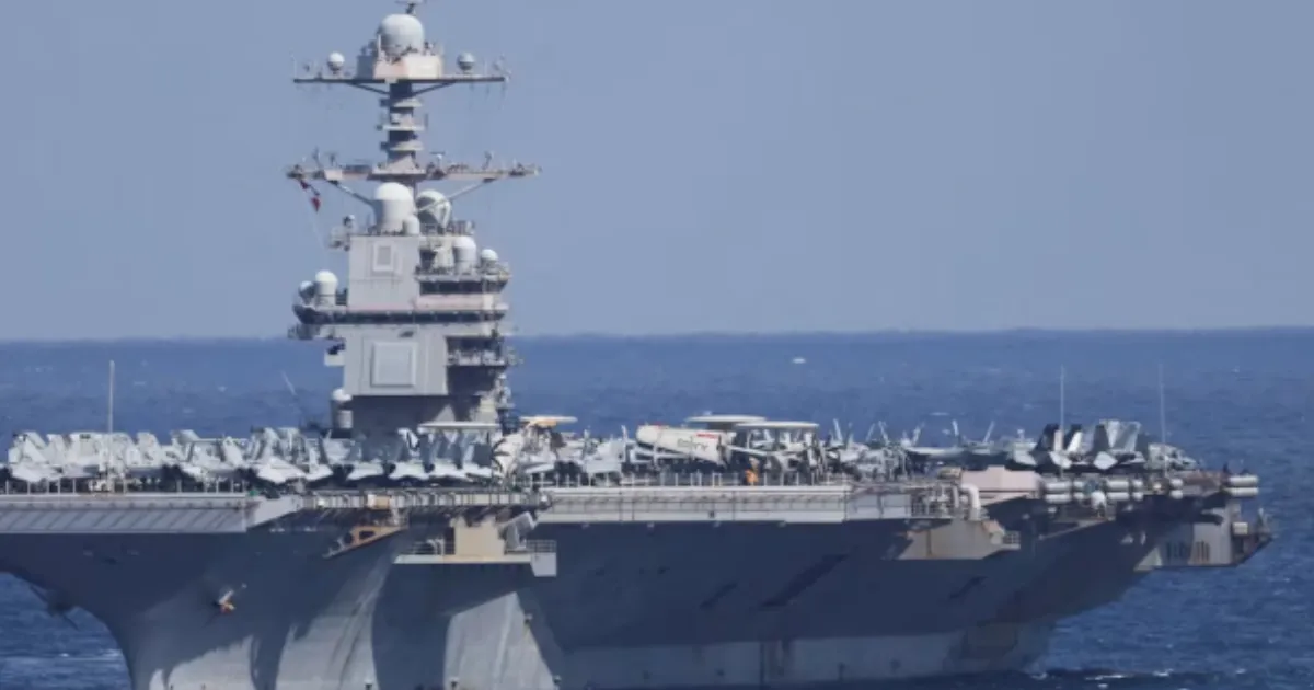 US Navy Carrier Ford to Dock at Crete After Laundry Fire During Iran Operations