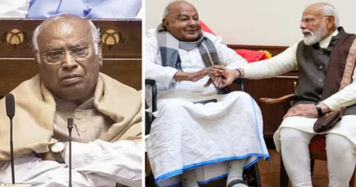 Deve Gowda Fires Back at Kharge, Says Congress Left Him With No Choice But Divorce