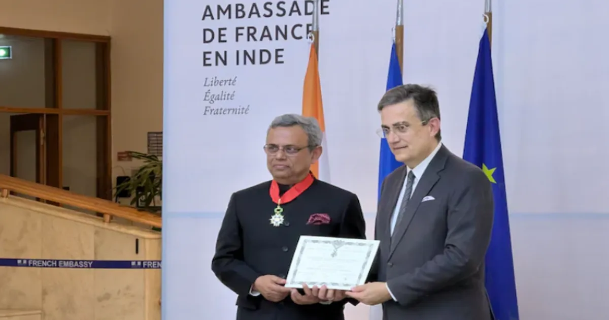 France Honours Former Indian Ambassador Jawed Ashraf With Legion d'honneur Commandeur