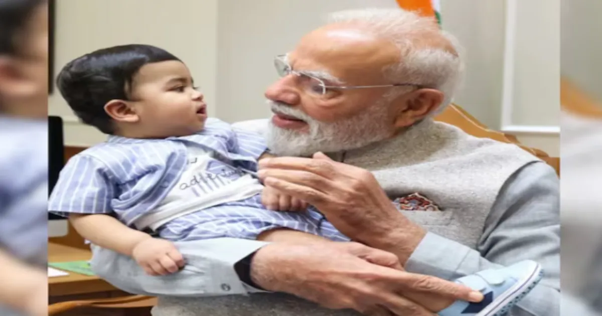 Internet Goes Into Frenzy Over Baby in PM Modi's Viral Instagram Post from 7 LKM