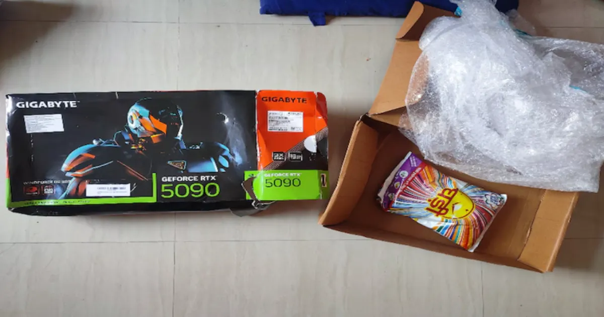 Man Orders GIGABYTE RTX 5090 For Rs 2.9 Lakh on Amazon, Gets 1kg Detergent Powder