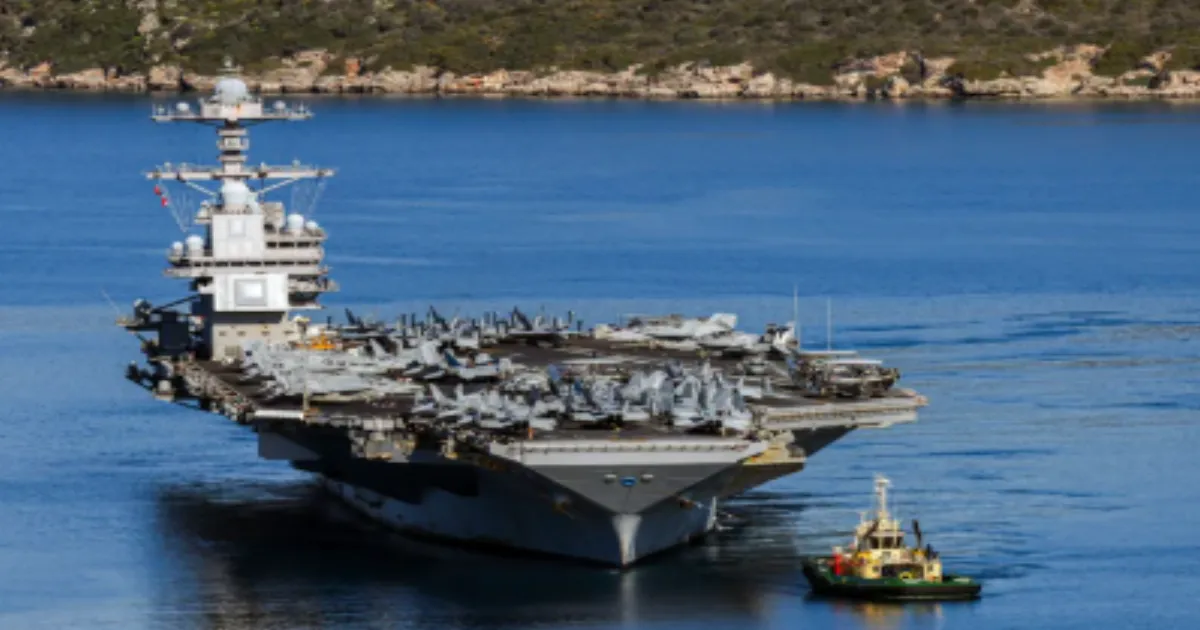 USS Gerald R Ford Abandons Iran War Zone After Fire Cripples Crew Operations