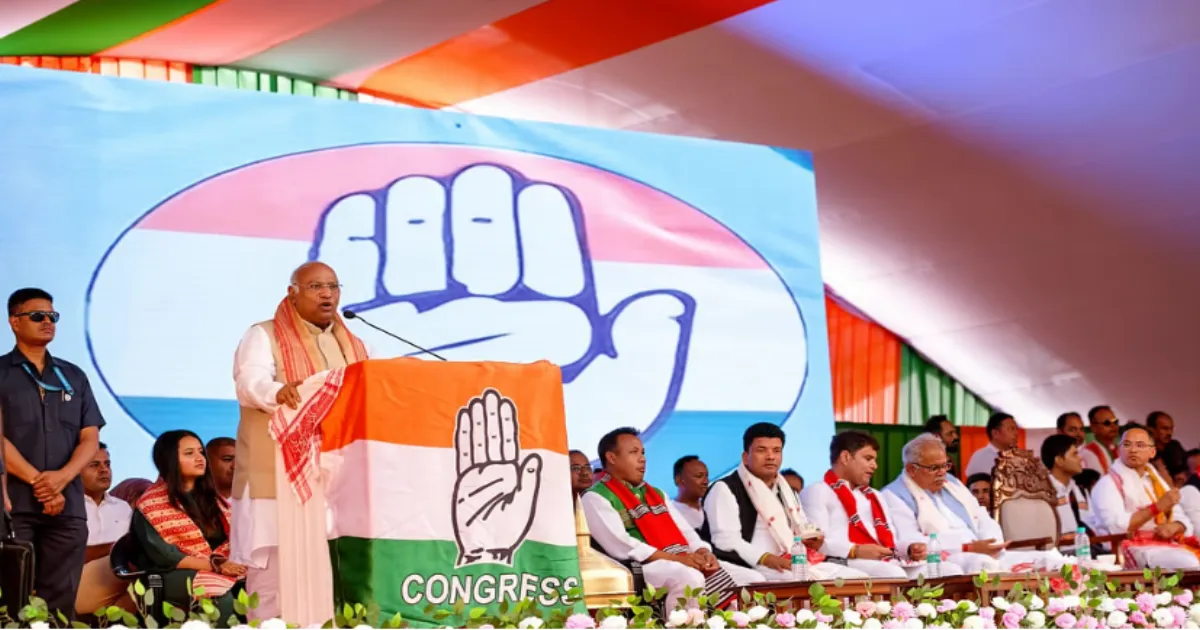 Assam Polls: Kharge Targets Women and Healthcare in Congress’s 5-Point Agenda