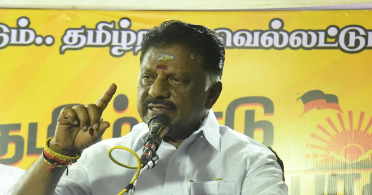 Bodinayakanur: Can O Panneerselvam Win as DMK Candidate in His Own Stronghold?