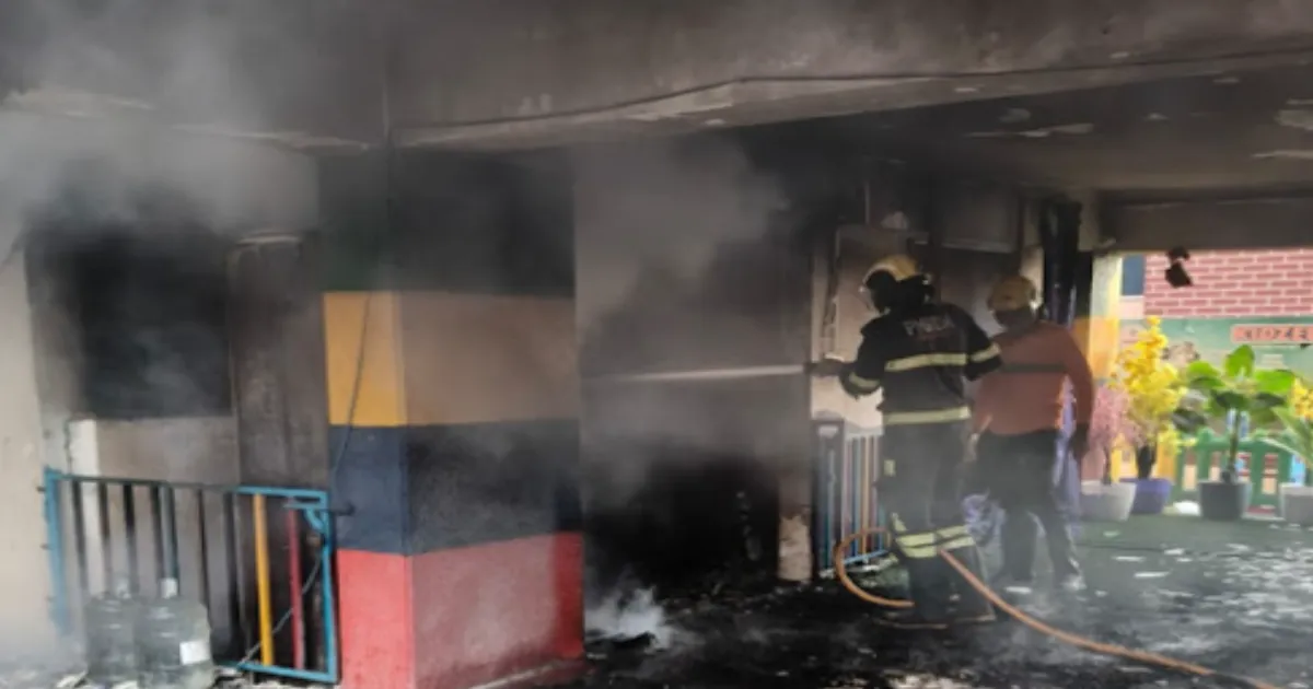 Domestic LPG Cylinder Blasts at Kidzee Preschool Basement in Wagholi; No Casualties Reported