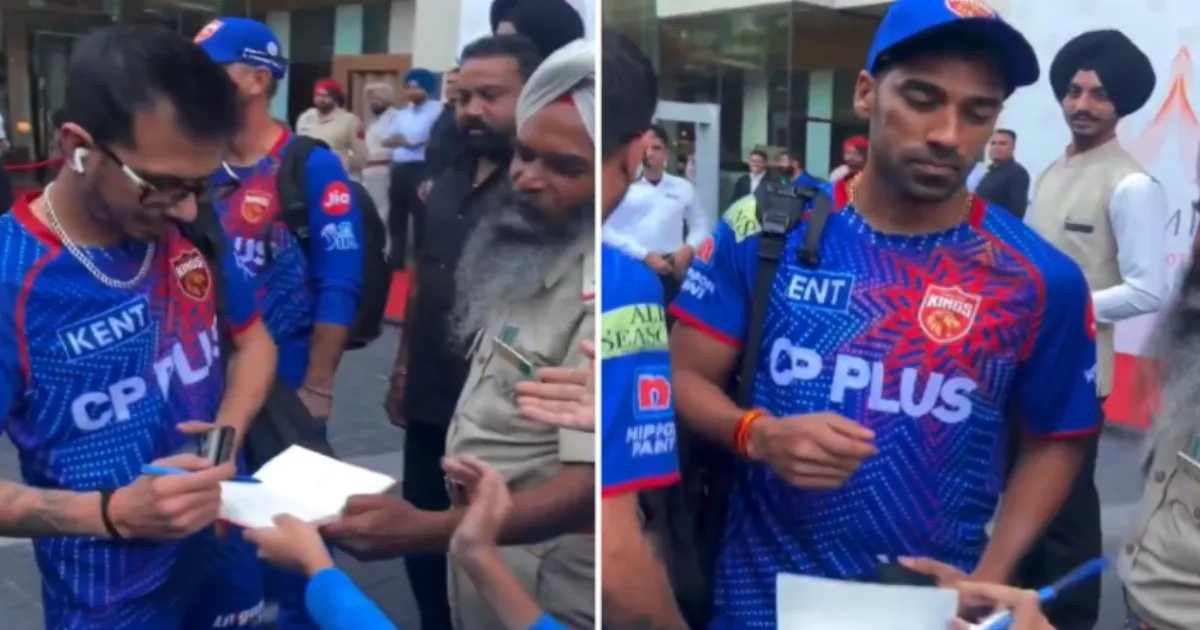  PBKS Coach Ponting Directs Chahal, Shashank Singh to Sign Autograph For Young Fan