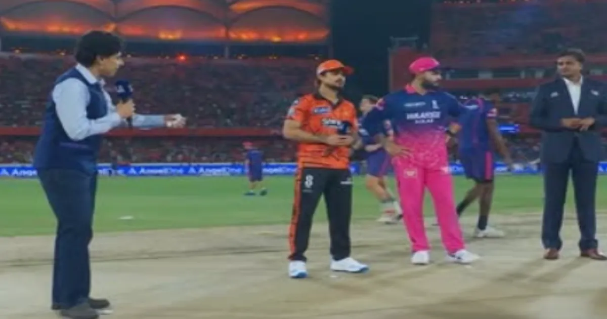 SRH vs RR : Rajasthan Royals Win Toss, Elect to Bowl