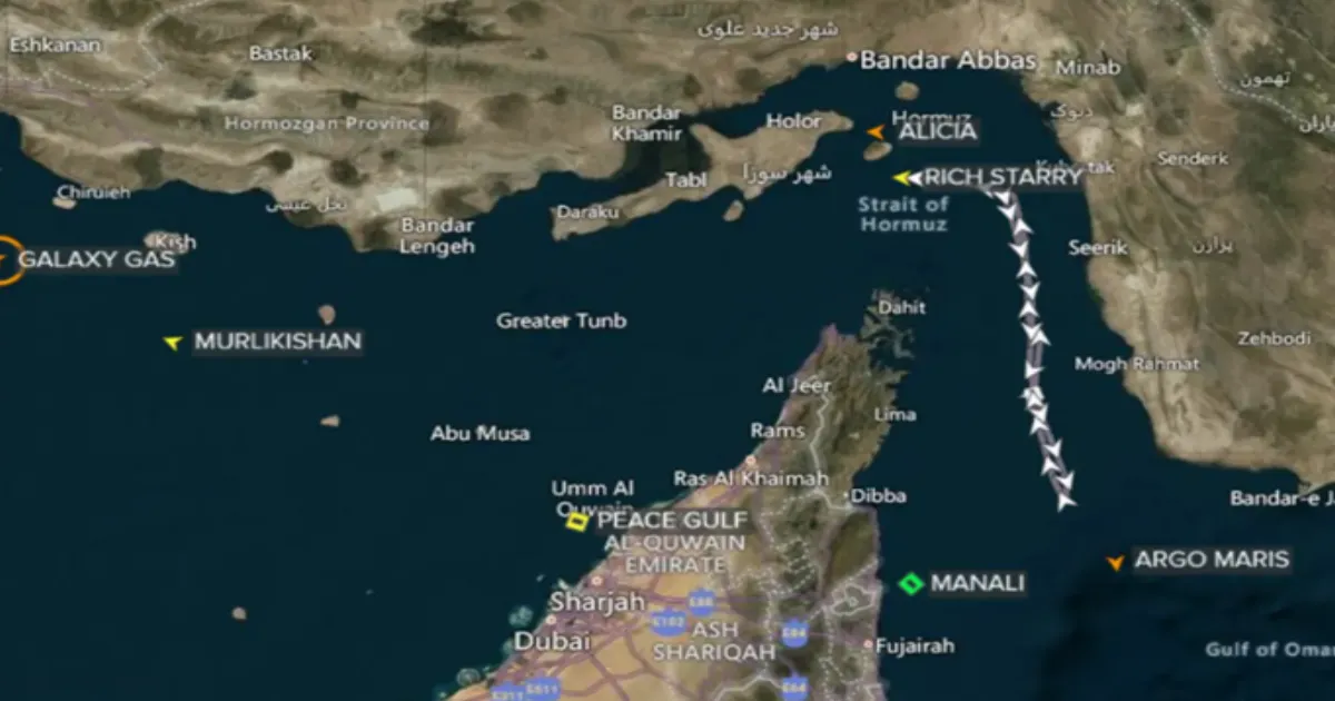 Eight Vessels Cross Strait of Hormuz on First Day of US Blockade on Iranian Ports