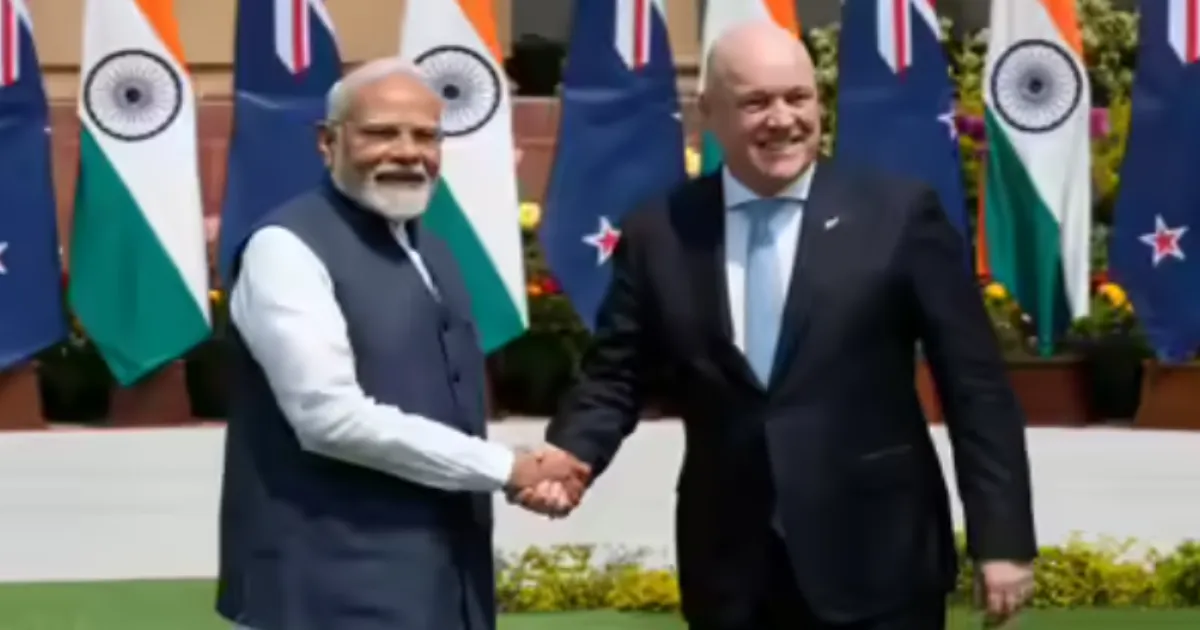 India Seals Major Trade Deal With New Zealand, Targets $20 Billion Investment