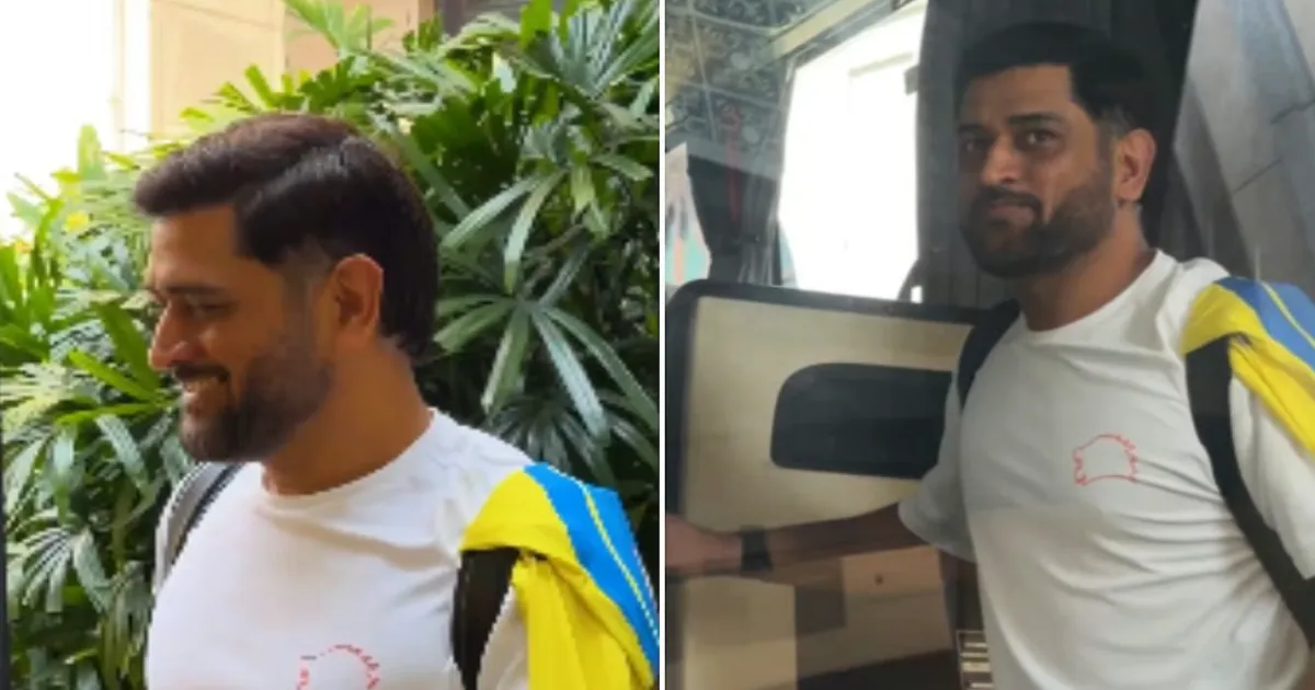 Dhoni Boards Team Bus for Hyderabad — CSK Eye Third Straight IPL 2026 Win Against SRH