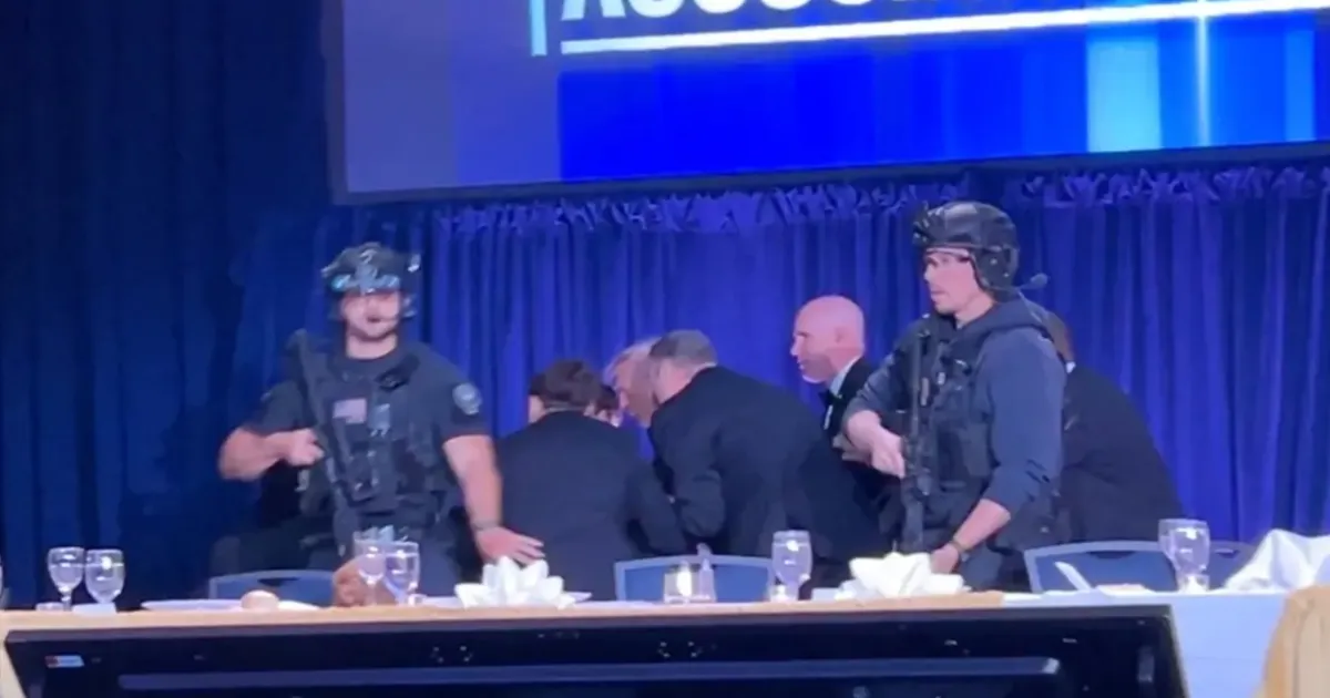 Gunfire at White House Event: Trump Rushed to Safety as Armed Suspect Arrested at Checkpoint