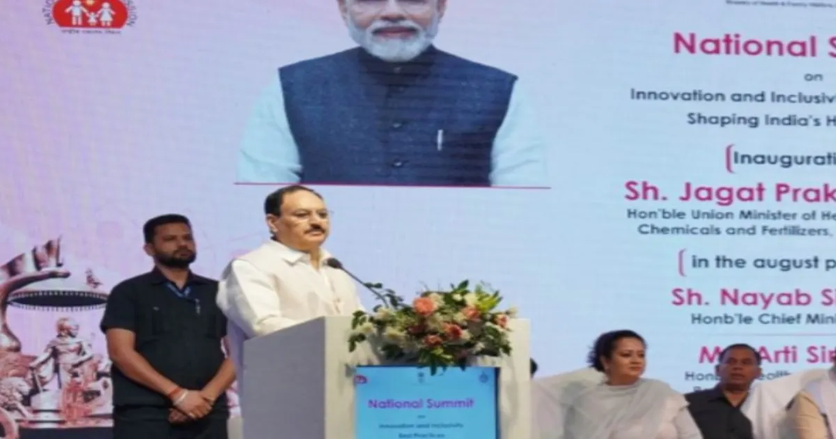 Health Minister JP Nadda Inaugurates Summit on India's Healthcare Innovation and Best Practices