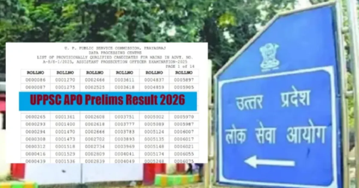 UPPSC APO Prelims Result 2025 Declared: 2,856 Candidates Qualify For Main Examination
