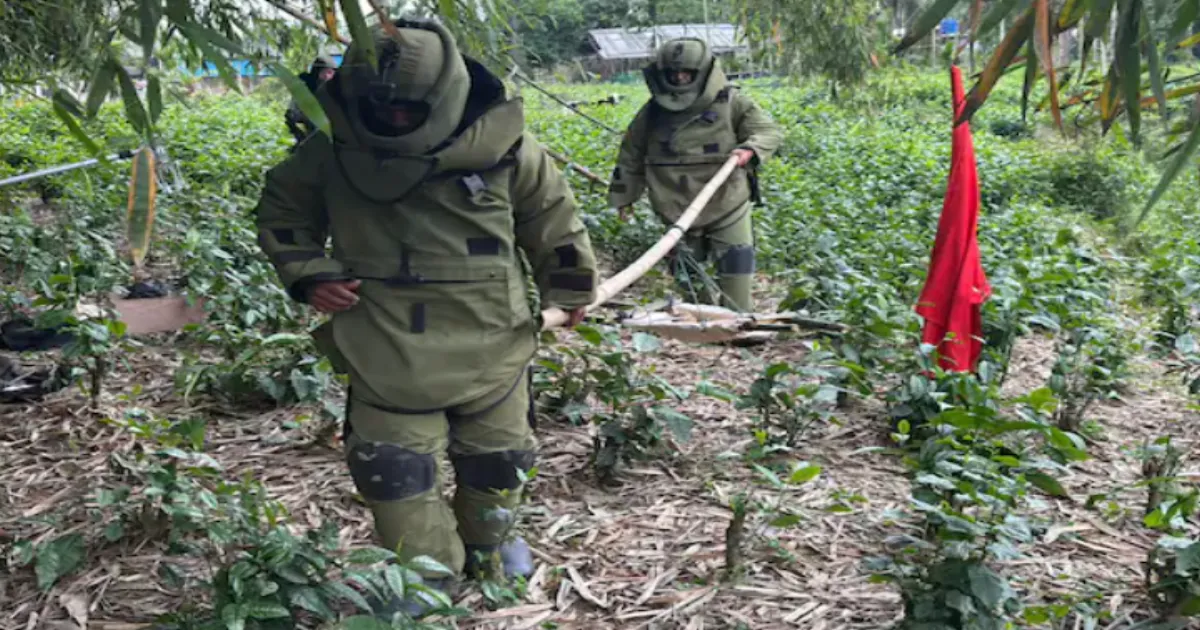 #BreakingNews: WWII-Era Bomb Found In Assam Village, Army Safely Defuses Device