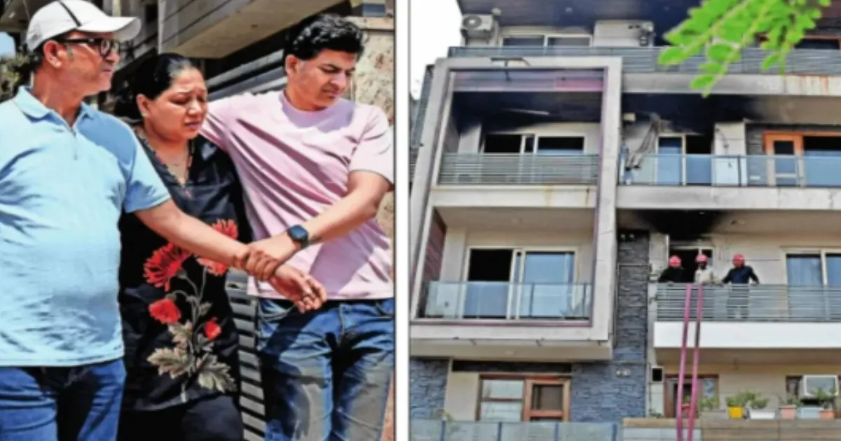 Vivek Vihar Tragedy: Body of Mother Found Clutching Son as Fire Tears Through Delhi Home