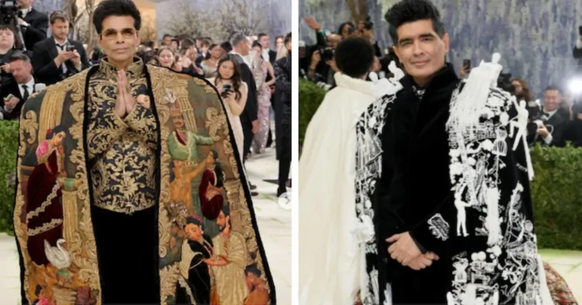 Karan Johar, Manish Malhotra Celebrate Indian Couture at Met Gala 2026 Debut