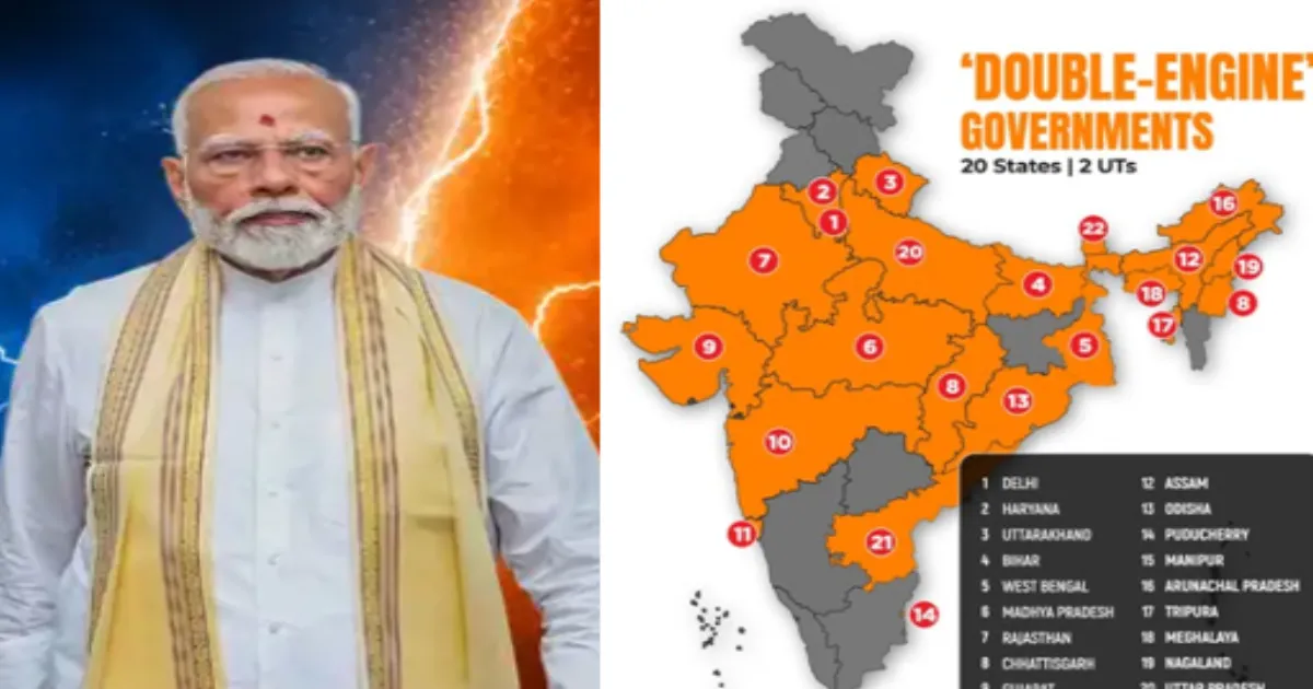  BJP Expands 'Double-Engine' Dominance with Historic West Bengal Win, Now Controls Record Number of States